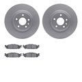 Dynamic Friction Co 4302-54117, Geospec Rotors with 3000 Series Ceramic Brake Pads, Silver 4302-54117